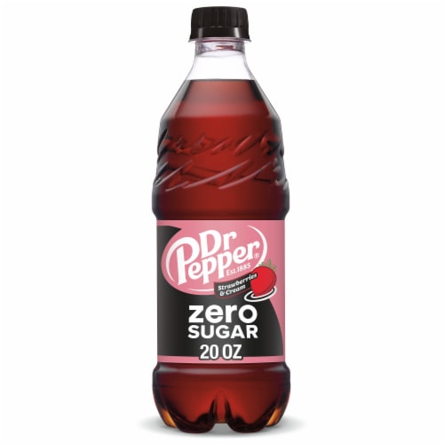 Strawberries & Cream Zero Sugar Soda V4